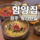 함양집 | 황리단길 맛집 경주 함양집 한우물회 후기