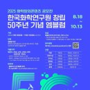 (~ 10/13) 2025 화학창의콘텐츠 공모전 한국화학연구원 창립 50주년 기념 엠블럼 이미지