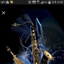색소폰 연주 이미지