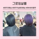 원주무실동미용실 추천 | 애쉬 바이올렛 염색 잘하는 곳 그로잉살롱