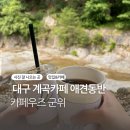 대구 군위 계곡 폭포가 흐르는 카페우즈 가족나드리로 최고 실내도 좋았던 후기