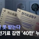 ﻿[단독] 모르면 못 받는다…가스·전기료 감면 '40만 가구' 누락 이미지