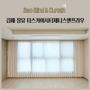 기억앤기억 | 김해 장유 더스카이시티제니스앤프라우 쉬폰커튼 형상기억쉬폰 암막커튼 암막롤스크린 시공후기