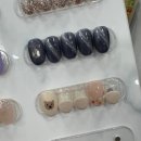 [광명사거리네일] 데이지 봄네일 귀여운 네일 전문.. 유지력도 좋음(네일희다)