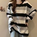 데일리 루즈 스트라이프 맨트맨 이미지