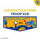 (OA) Unit of Excellence Award in 2021 to Scout Troop 818 이미지