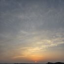 서해 남당항의 노을 이미지