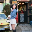 ㈜세정티 | 여성 겨울 니트 후드티 코디 - 데일리스트 캐시미어 후드니트로 완성한 데일리룩 출근룩