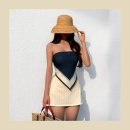 한수영복 | [르마린 수영복] 코르셋 탱키니 투피스 수영복