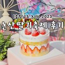 2023 논산딸기축제 먹거리 정보 및 자세한 후기(주차장, 부스, 행사 등)