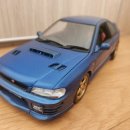 1:18 오토아트 스바루 WRX STI 블루 컬러 팝니다 이미지