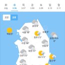 오늘의 날씨🌞☔️☃️, 2024년 3월 6일 수요일 이미지