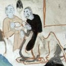 고대도시 실크로드 막고굴 둔황 벽화 미술 예술 그림의 그 부지런한 농부, 장인, 장사꾼들 이미지