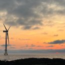 풍차와해넘이 이미지