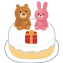 가족과 함께 케이크 만들기 이미지