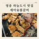 세아숯불갈비 | [ 영종도 하늘도시 고기집 회식장소 추천 ] 세아숯불갈비 솔직후기