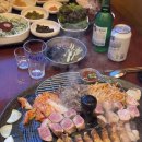 솔길집 | 김해롯데워터파크 맛집 구워주는 솥뚜껑고기집 만재네 재방문 후기