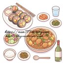 김밥이랑면이랑