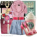 ☞‥[코디] Vivienne Westwood striped blouse &amp; Louis Vuitton - Candy Bag Charm 이미지