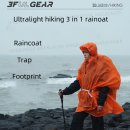 레인코트RAINCOAT | 비 올 때 텐트도 되는 판초! 3F UL GEAR 3in1 초경량 레인 판초 추천
