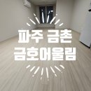개미인력 파주금촌점 | 파주 금촌금호어울림 원룸 컬비 입주청소 후기