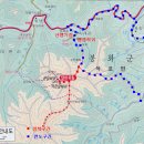 봉화 달바위봉 1094m 등산지도(월암봉) 이미지