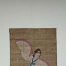 옛날 승무 미인도 부채춤 그림 왕실춤 극희귀 그림 명품 그림 부채도 희귀그림 골동품나라 파는곳 사는곳 옛날그림 이미지