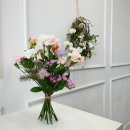 타일을 활용한 화병꽂이 | 론다플라워 아카데미｜웨딩&amp;이벤트 플라워 스타일링 화병꽂이 수업 후기 (취미·국비지원 플라워 클래스)