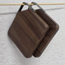 우드 티코스터 | 컵받침대 티코스터제작 쿠지나인 블랙월넛 각인 우드코스터 후기