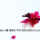 너희는 나를 본받는 자가 되라(고전4:14-21) 이미지