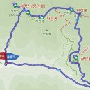 [봉화 청량산 등산코스] 청량폭포~청량산(장인봉)~하늘다리~입석 지도 [블랙야크 명산100, 85번째]