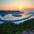 노을과 바다 이미지