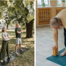 시니어 스트레칭 이미지