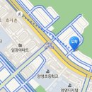 임광아파트정문.효자촌입구.분당중앙교회 이미지
