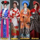 East Asia동아시아전통여자대표의상 이미지