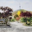 수채화어반스케치 이미지