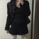 미레이 mireyh 후기/ 키치한 나시 스타킹 레이어드 랩 스커트