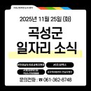 전라남도교육청곡성교육문화회관 | [채용공고] 곡성군 오늘의 일자리(25.11.25.)