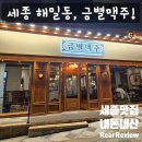 금별식당 | [내돈내산] 가족과 함께, 금별맥주 신메뉴 솔직 후기 (세종 해밀동)