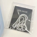 반짝반짝 테니스 목걸이 구매 후기 💎🤍 :: 큐빅 지르코니아 5A 3프롱 라운드컷 38mm, 앤블랑드