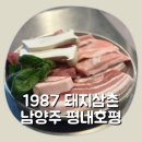 ㈜평내현대써비스 | [남양주 평내호평] 평내호평역 근처 고기질부터 분위기까지 핫한 1987 돼지삼촌