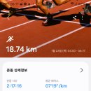 [2025. 1. 23. 목. 해.]-[유산소-18.74km, 적산-203.92km, 4~14℃, 07:29~17:43] 이미지