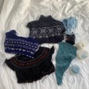 파레트 1. 울트라마린 | [뜨개 FO] 홍또닛 레트로 스웨터 (feat. 비시캡)