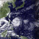 강하게 발달중인 제 19호 태풍 우사기(USAGI) 현재모습 이미지