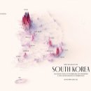 남한 지도에 지역벌로 인구밀도를 표기해보았다.. 이미지