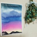 수채화 일러스트 이미지