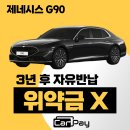 인지카 | g90 3년 이용 후 자유 반납 위약금 없는 조건은 오직 카페이에서만