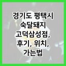 숙달돼지(고덕삼성점) | 경기도 평택시 숙달돼지 고덕삼성점, 후기, 위치, 가는법