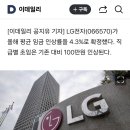 lg 임금 4.3% 인상률 확정 이미지