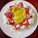 [ 전기밥솥 케이크 ] 전기밥솥 생크림 케이크/케이크 만들기/딸기생크림케이크 이미지